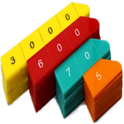 Place Value Mat with Stacking Counters