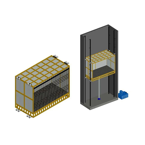 Center Cylinder Goods Lift
