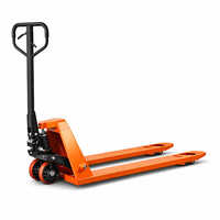 Hydraulic Hand Pallet Truck - High-grade Steel, 1150x550 Mm, Yellow | Leak-proof Hydraulic Pump, 2500 Kg Capacity