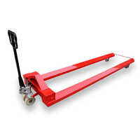 Customized Heavy Duty Pallet Truck - Corrosion Resistant Powder Coating, 1200x685 Mm, Orange | Ergonomic Handle, Pu Coated Wheels, 3000 Kg Capacity
