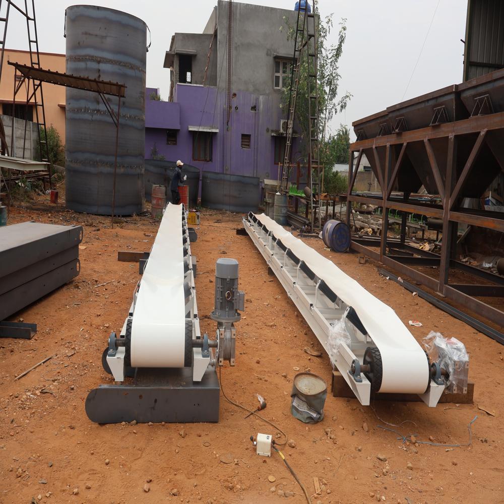 Trough Belt Conveyors - Color: White