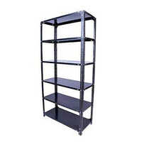 Slotter Angle Rack - Mild Steel 1800x900x450 Mm, Grey | Adjustable Shelves, Powder Coated, Corrosion Resistant, 4-6 Tiers
