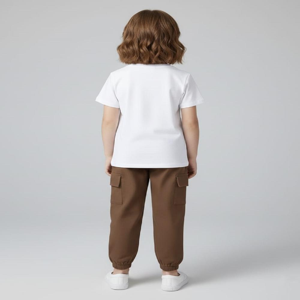 Trendy Kids Half Sleeve T shirt And jogger Set