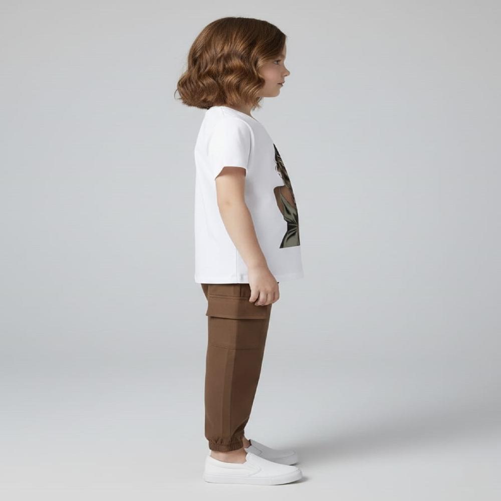 Trendy Kids Half Sleeve T shirt And jogger Set