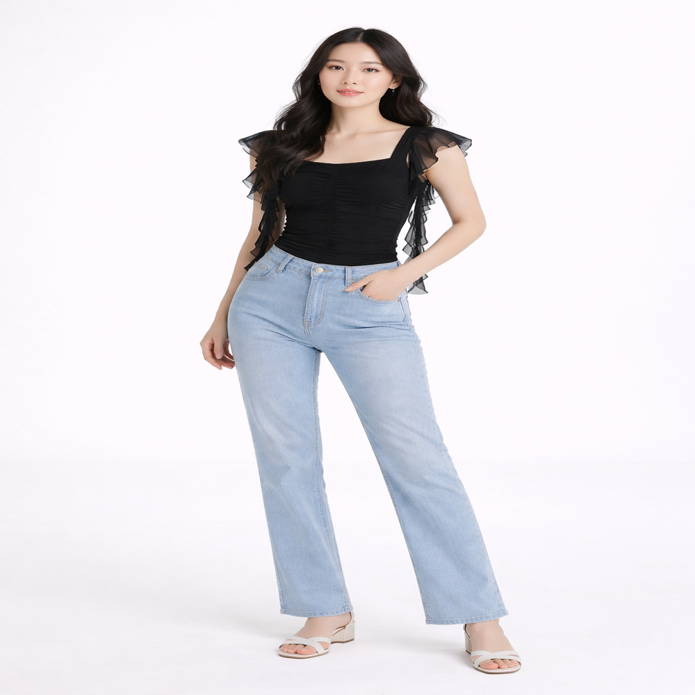 stretchable mesh top