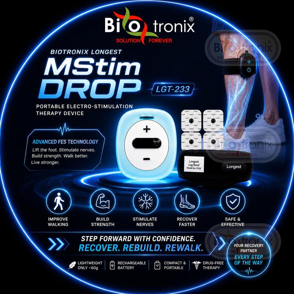Portable Physiotherapy Device for Foot Drop Recovery Support