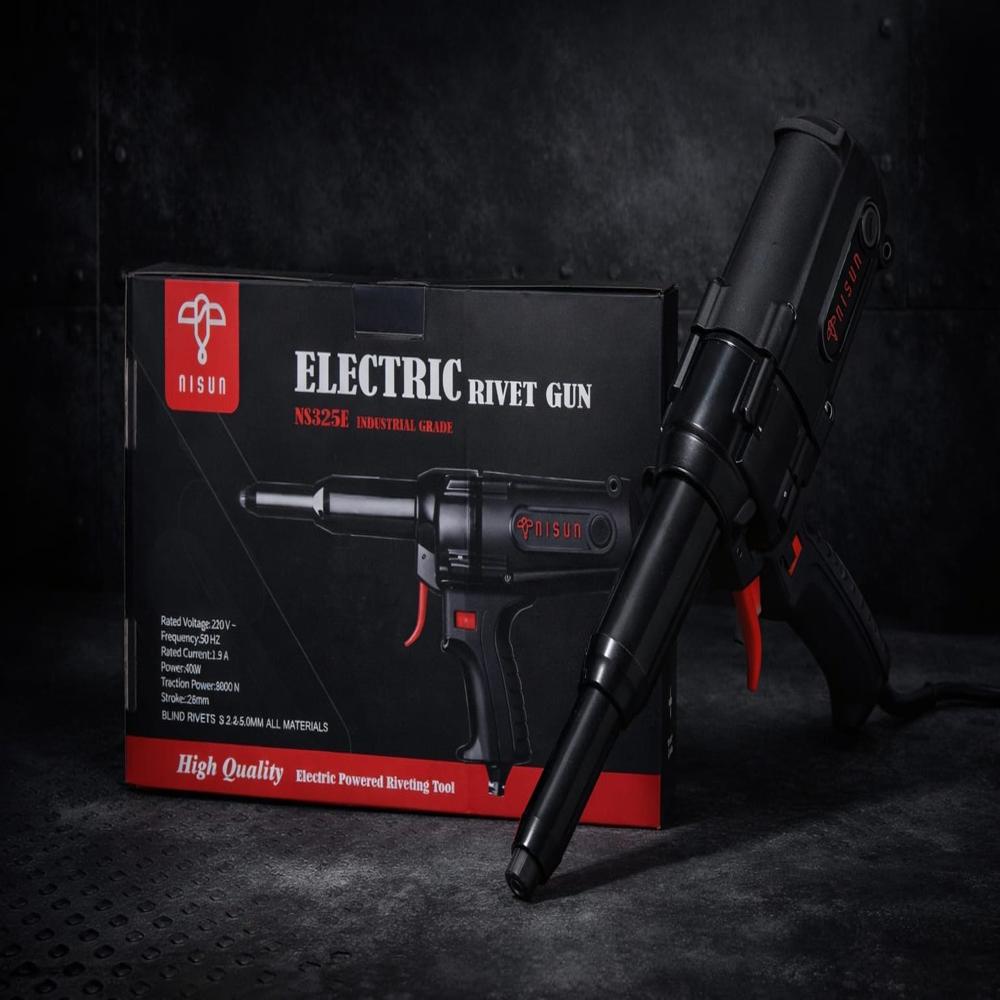 Electric rivet gun