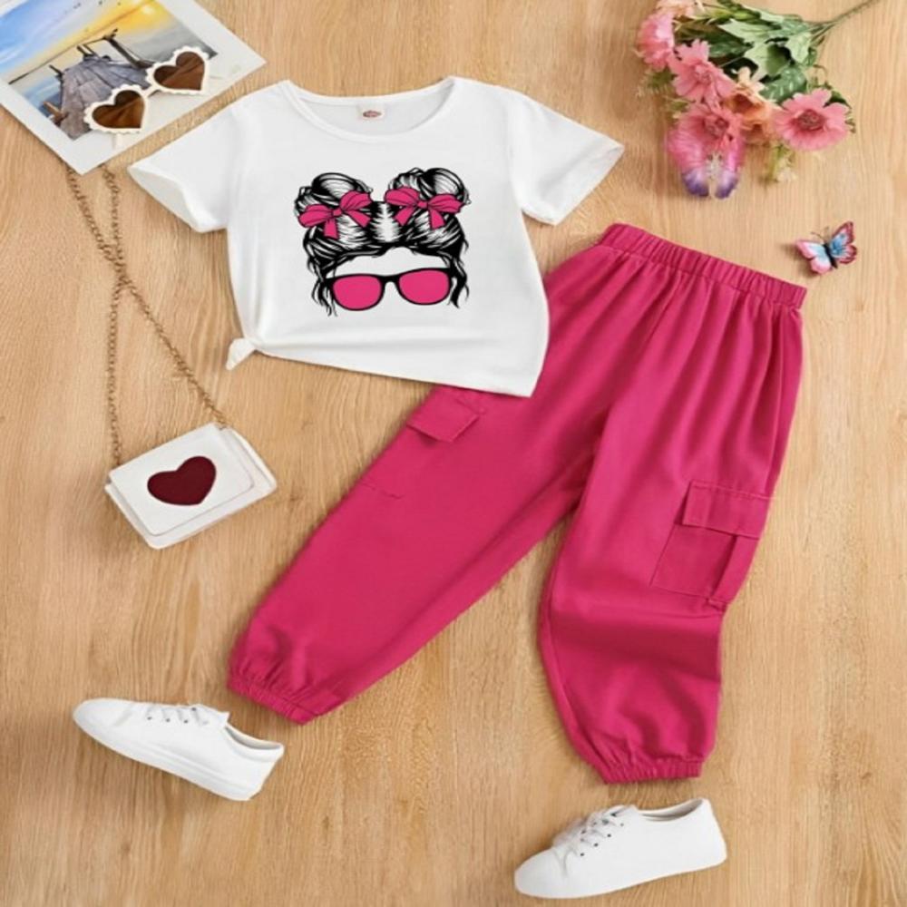 Kids Girls Jogger clothing set