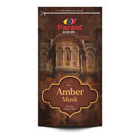 Amber Musk Premium Incense Stick - Bamboo & Natural Masala Paste, 8-9 Inch, Brown | Handmade, Long Lasting Fragrance, Eco Friendly