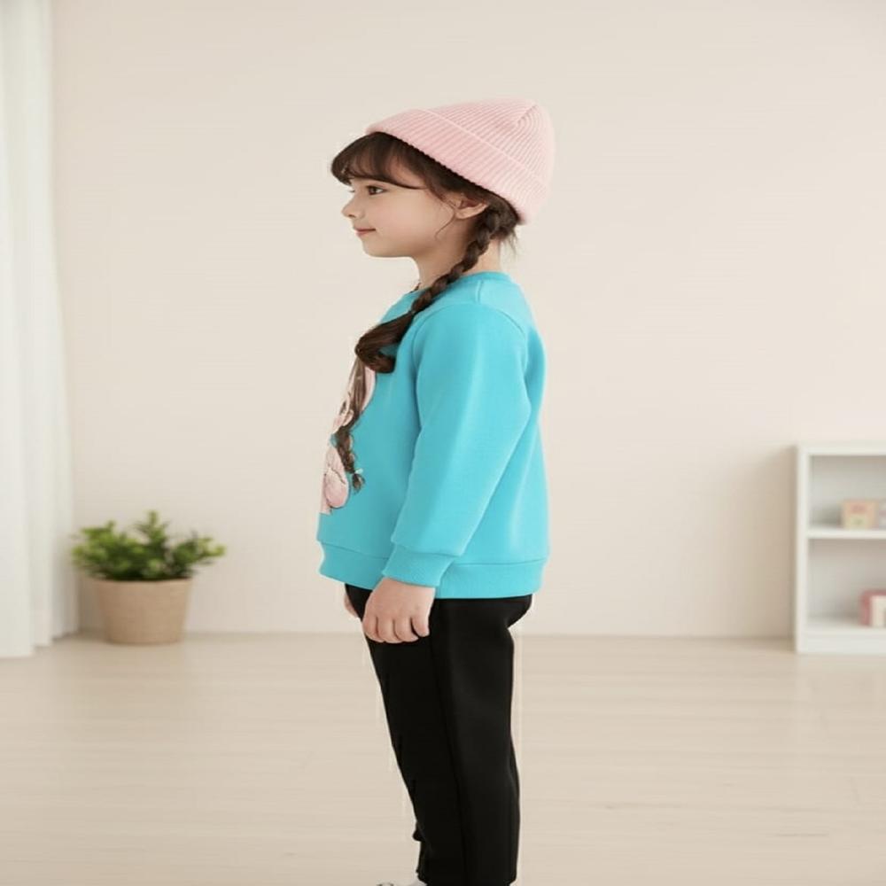 Kids Girls Full Sleeve And Track Pant Set