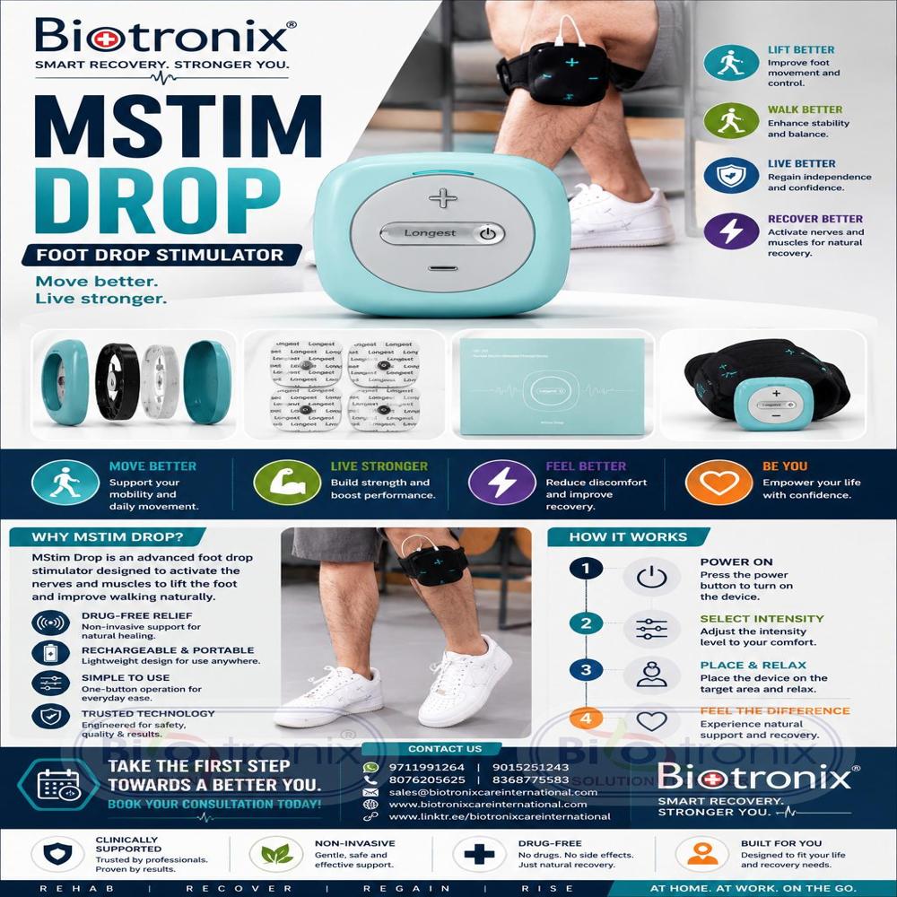 Intelligent EMS Therapy Device for Foot Drop Patients