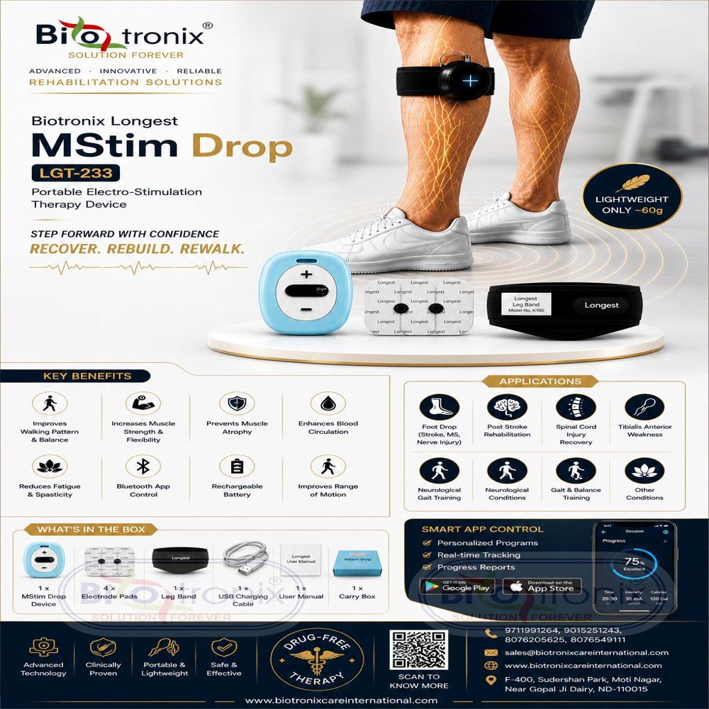 Intelligent EMS Therapy Device for Foot Drop Patients