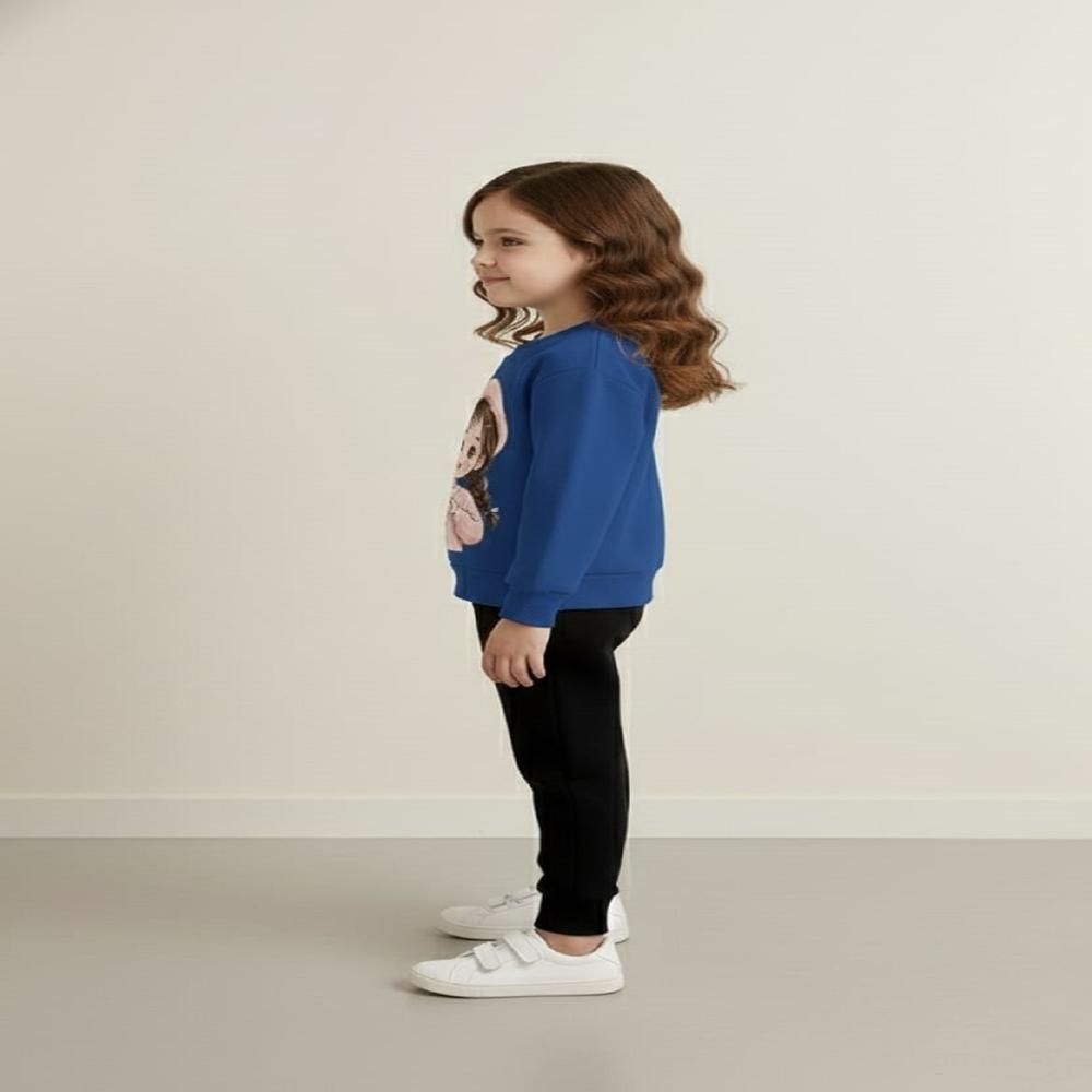 Kids Girls Full Sleeve And Track Pant Set