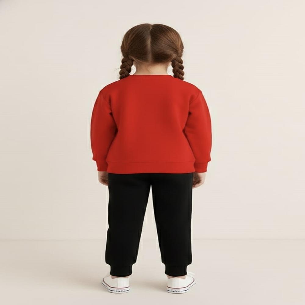 Kids Girls Full Sleeve And Track Pant Set
