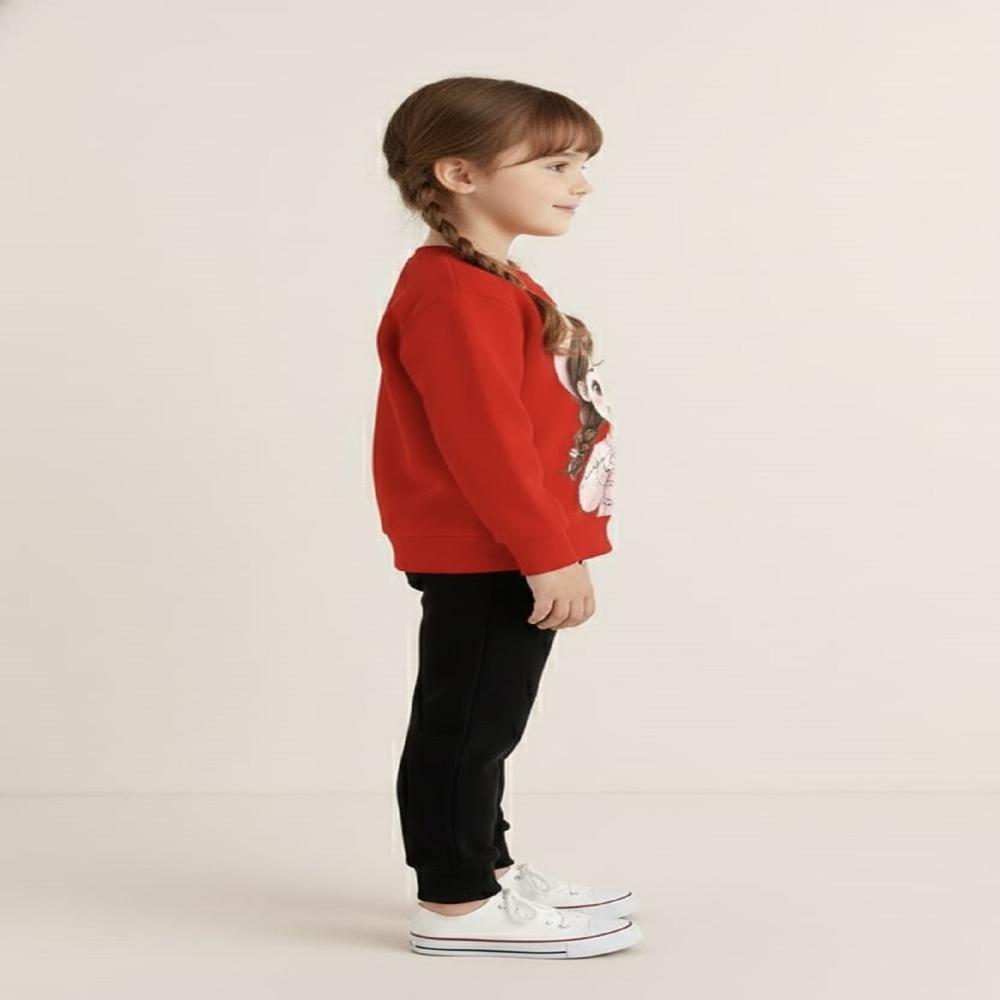 Kids Girls Full Sleeve And Track Pant Set