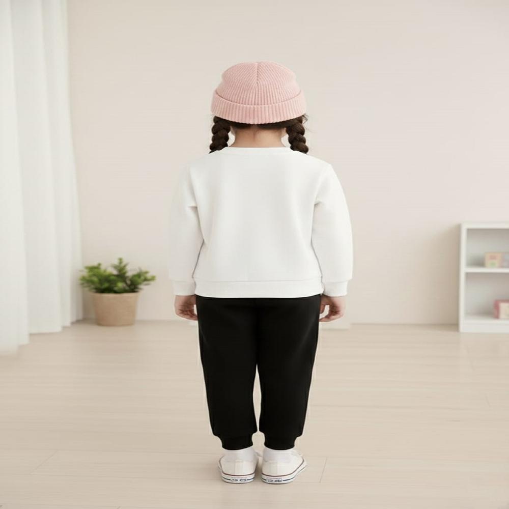 Kids Girls Full Sleeve And Track Pant Set