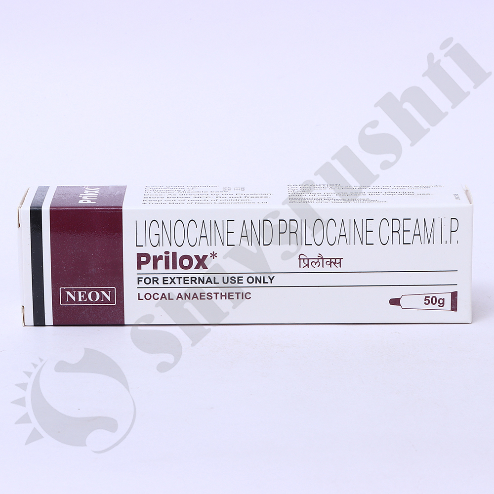 Prilox 50g - Formulations Form: Cream