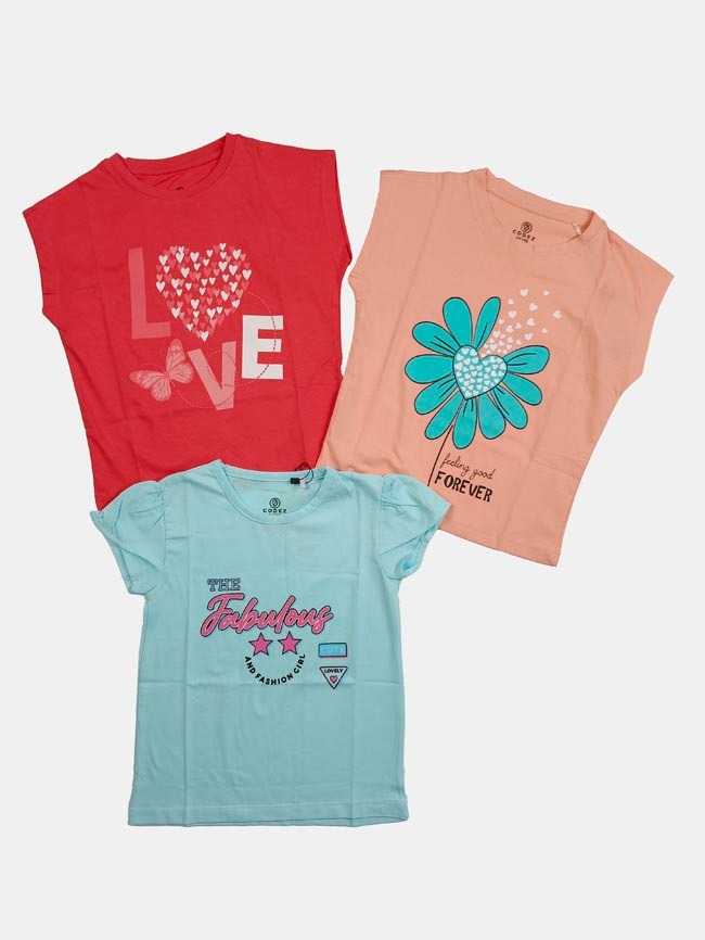 G22238 | Girls Printed Tops Assorted