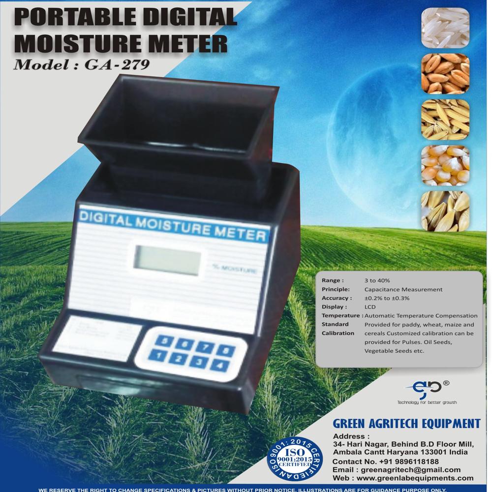 Portable Grain Moisture Meter - Material: Mild Steel