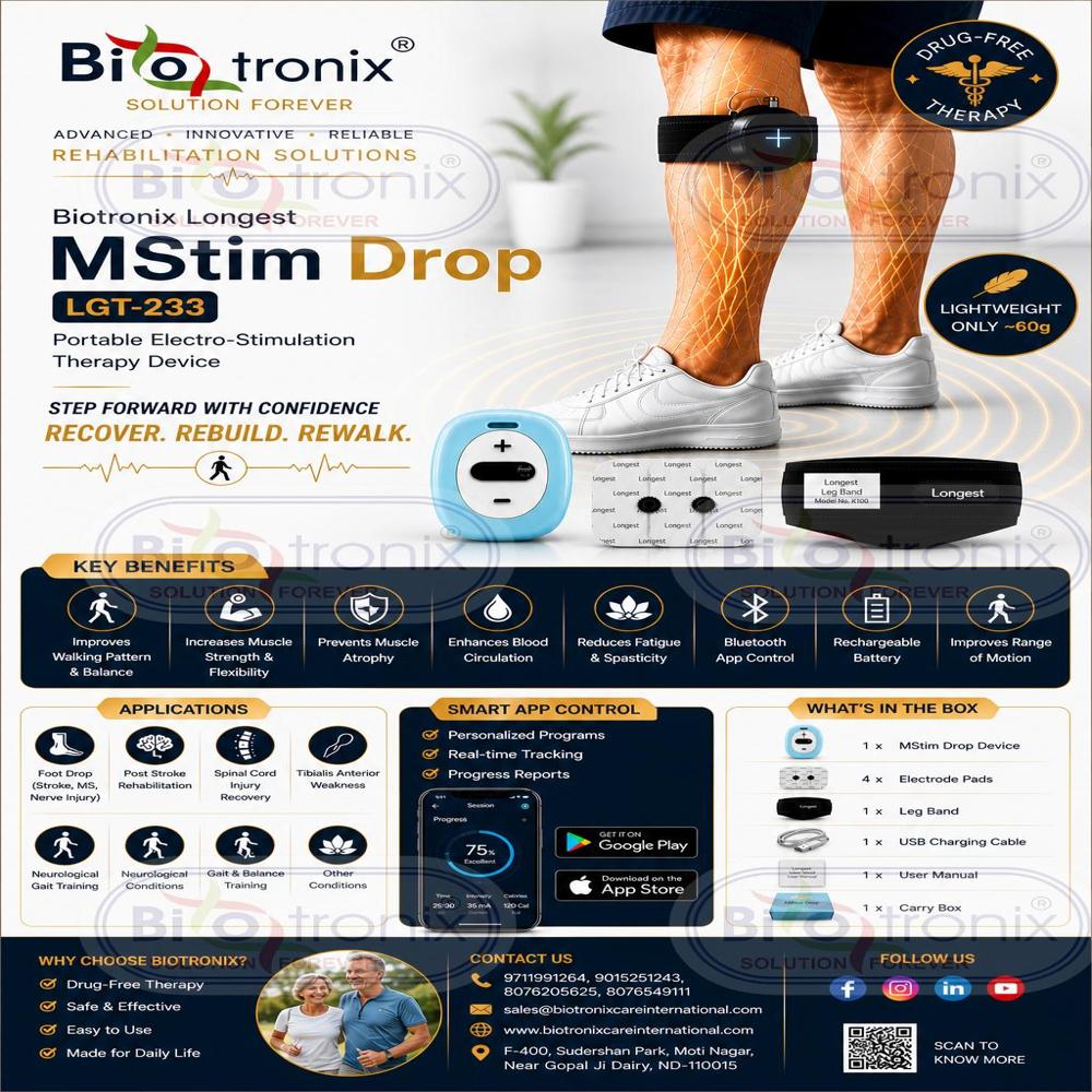 Smart Foot Drop Recovery Device for Advanced Neuro Therapy