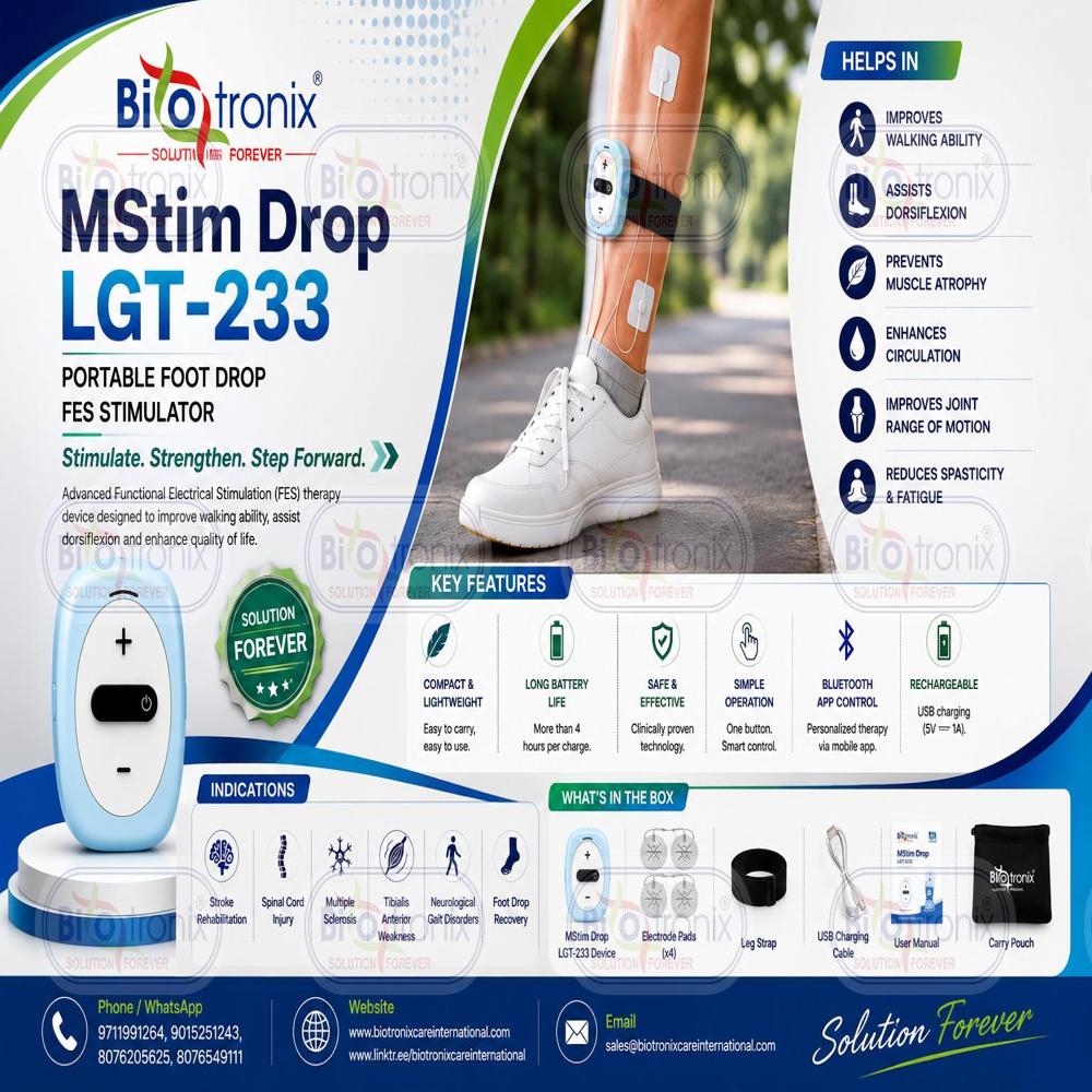 Portable Foot Drop Walking Rehabilitation Therapy Equipment