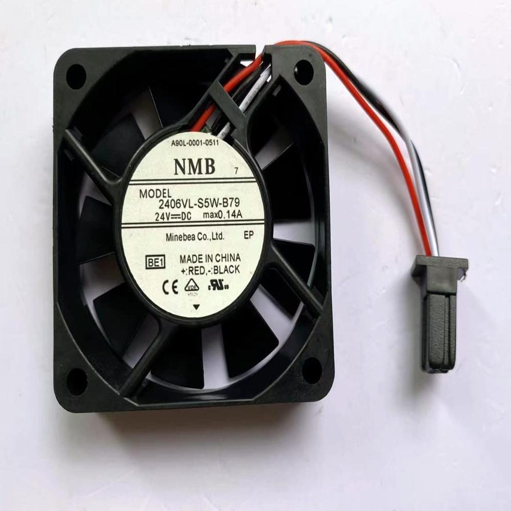 NMB-MAT 2406VL-S5W-B79 24V DC 0.14A 6025mm Ball Bearing Industrial Inverter Axial Cooling Fan