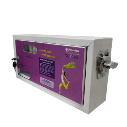 50 Capacity Fully Manual Coin Rs 5 operated or Free vend sanitary napkin Vending Machine for schools