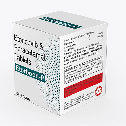 Etoricoxib And Paracetamol Tablets