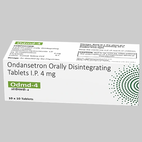4 MG Ondansetron Orally Disintegrating Tablets IP