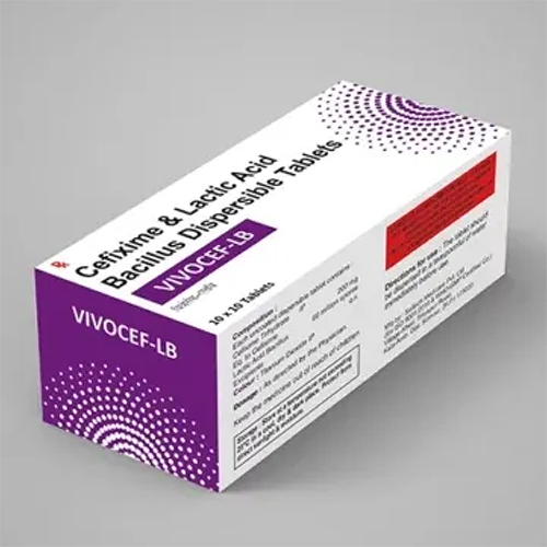 Cefixime And Lactic Acid Bacillus Dispersible Tablets