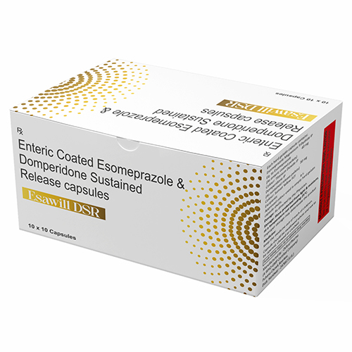 Enteric Coated Esomeprazole And Domperidone Sustained Release Capsules