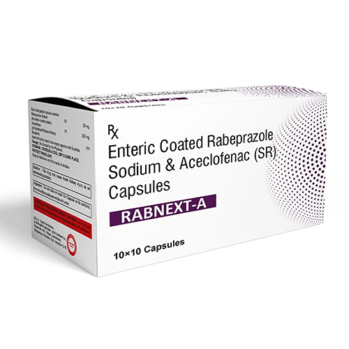 Enteric Coated Rabeprazole Sodium And Aceclofenac Capsules