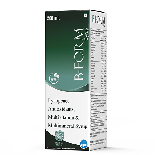 200 ML Lycopene Antioxidants Multivitamin And Multimineral Syrup