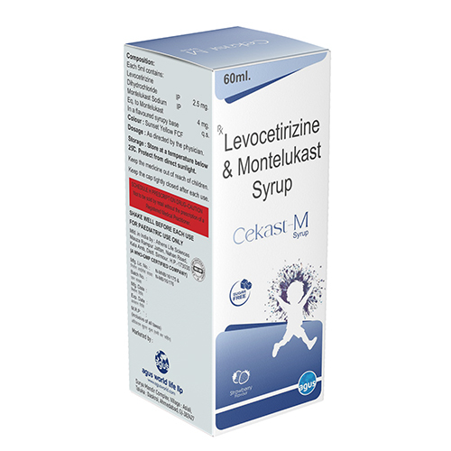 60 ML Levocetirizine And Montelukast Syrup