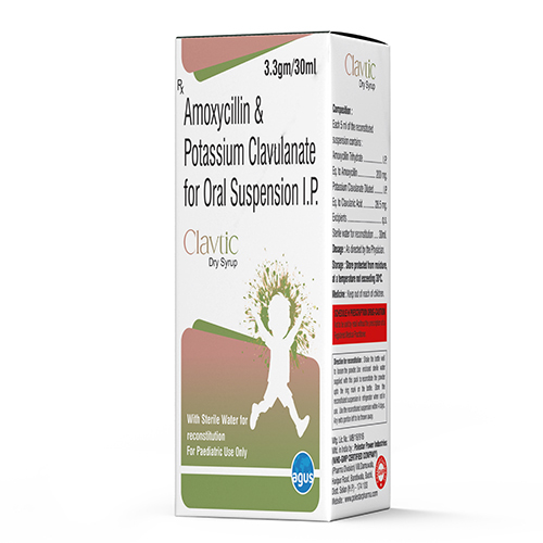 Amoxycillin And Potassium Clavulanate For Oral Suspension IP