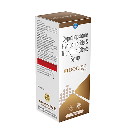 Cyproheptadine Hydrochloride And Tricholine Citrate Syrup