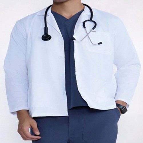 Hospital Lab Aprons - Color: White