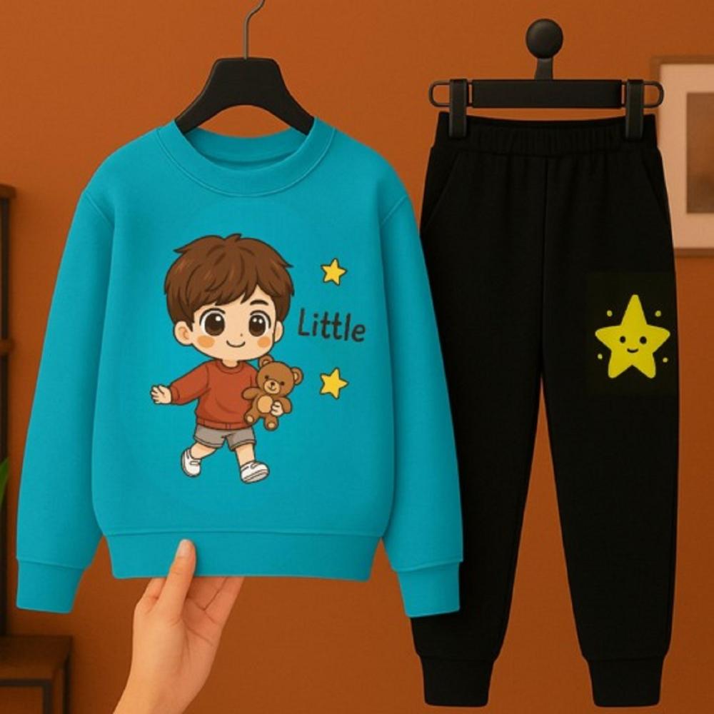 Kids Boys Full Sleeve And Track Pant Set