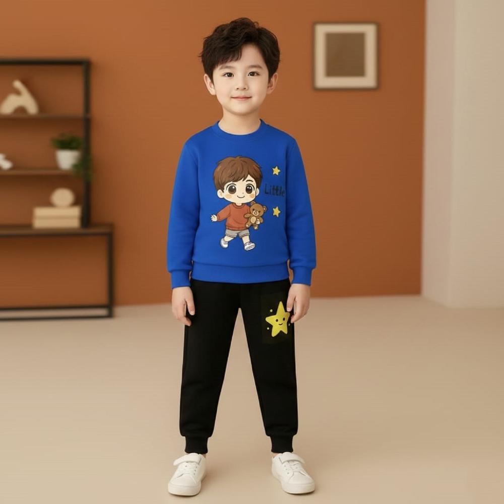 Kids Boys Full Sleeve And Track Pant Set