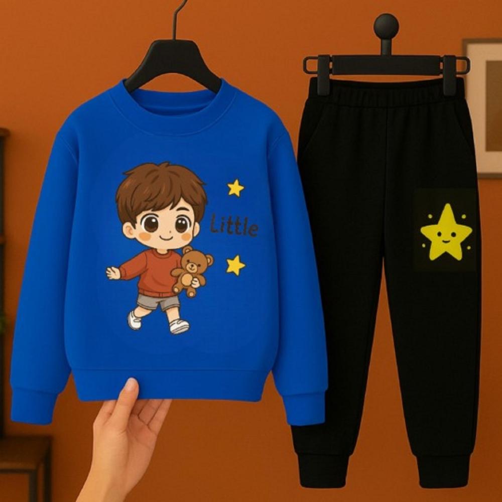 Kids Boys Full Sleeve And Track Pant Set