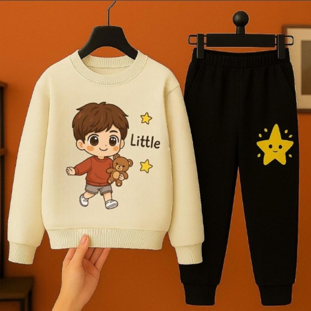 Kids Boys Full Sleeve And Track Pant Set