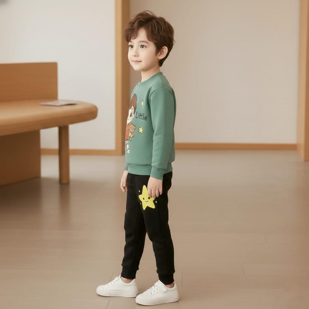 Kids Boys Full Sleeve And Track Pant Set