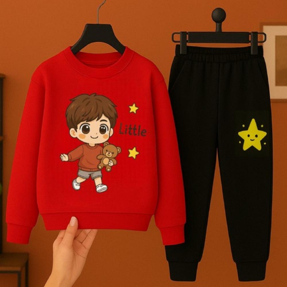 Kids Boys Full Sleeve And Track Pant Set