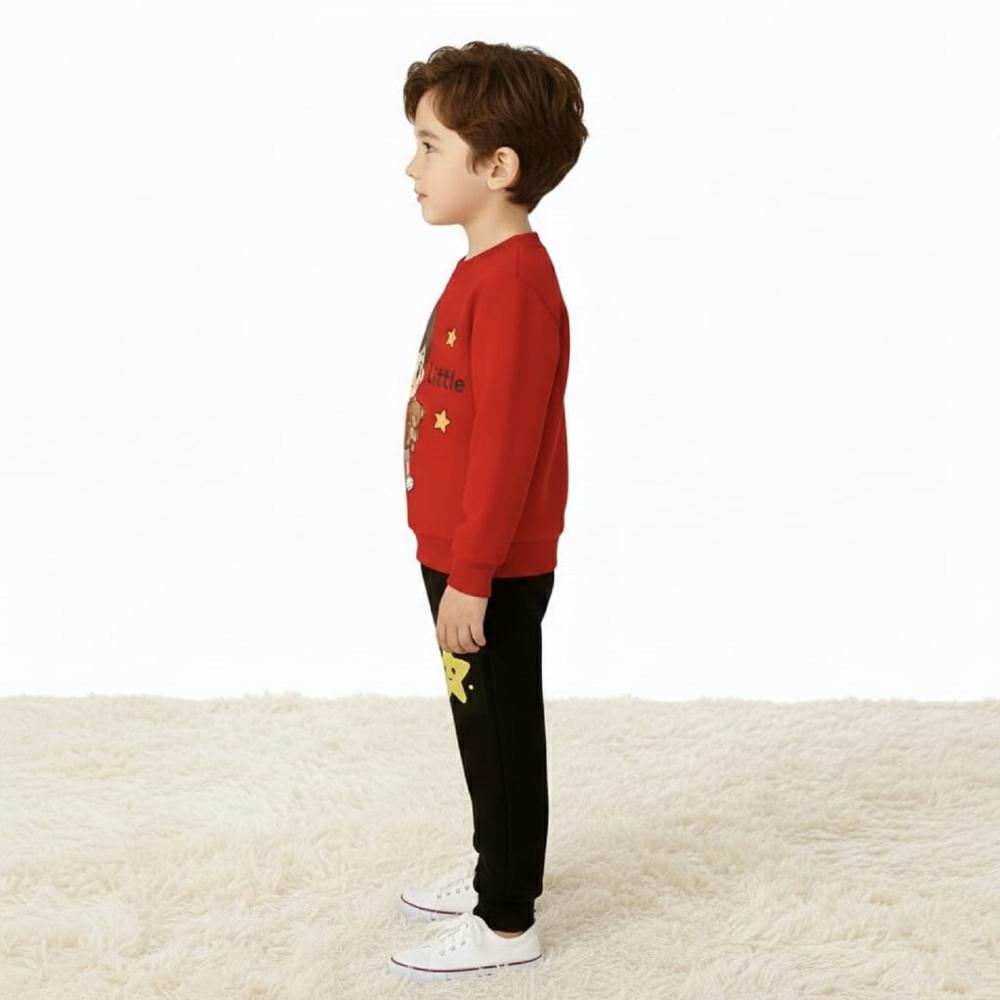 Kids Boys Full Sleeve And Track Pant Set