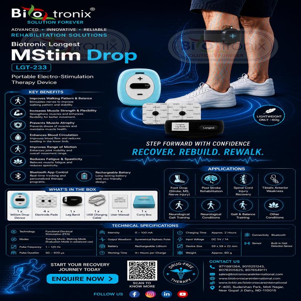 Foot Drop Therapy Equipment for Physiotherapy and Recovery