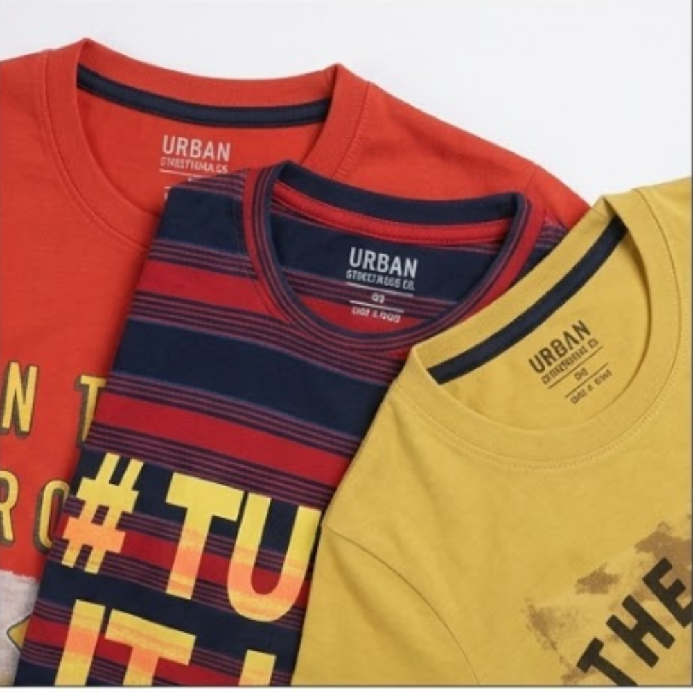 Children And Kids Round Neck T-Shirts