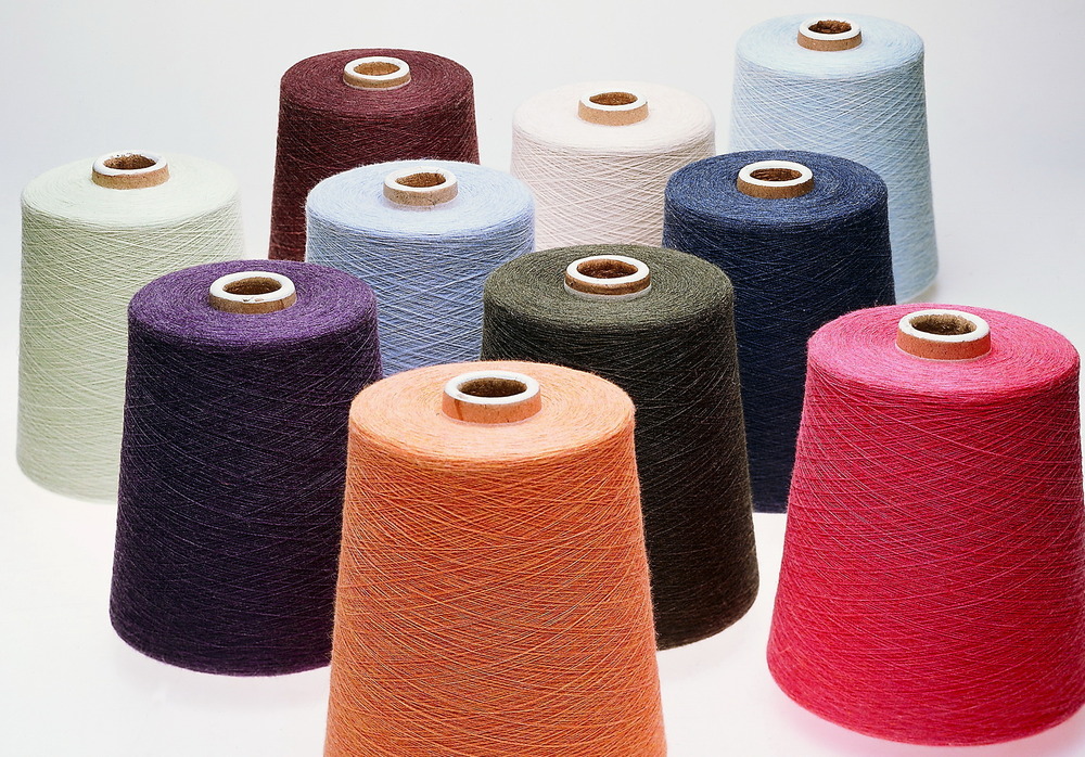 Colored Cotton Yarn - Color: Blue