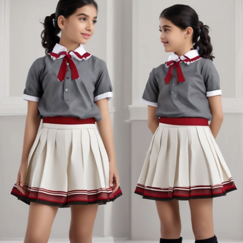 Checked School Skirt - Cotton, Various Sizes & Colors | Shrink-resistant, Washable, Comfortable Fit For Everyday & Special Occasions