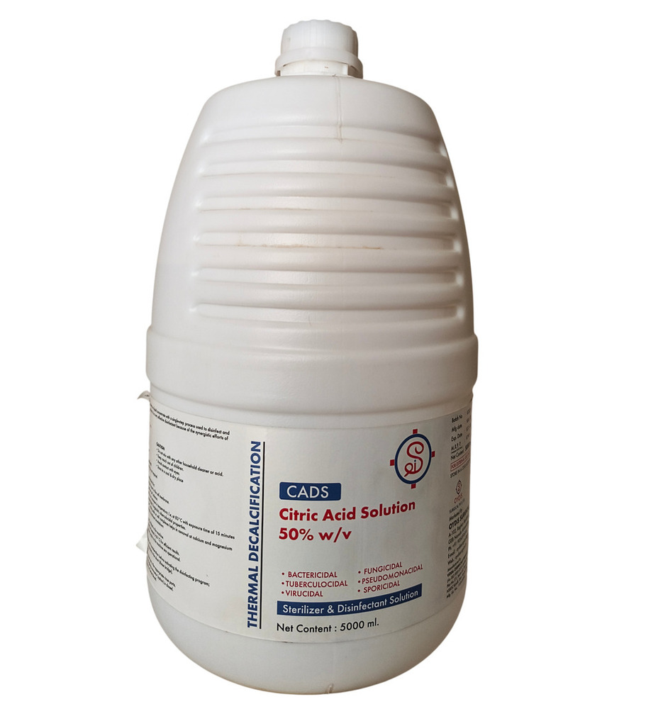 5000ml Citric Acid Thermal Decalcifictaion