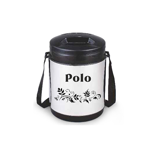 POLO 3 Stainless Steel Lunch Box - Stainless Steel & BPA-Free Plastic, 3 Stackable Containers, Clip Lock Airtight Lids